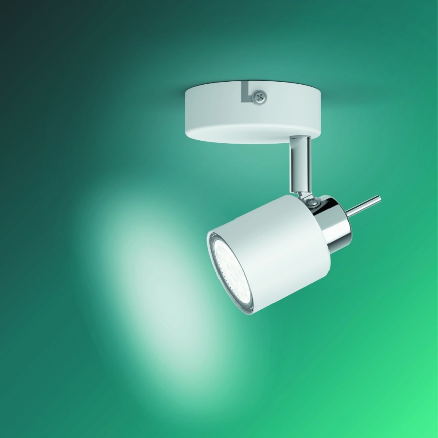 Philips - Спот 1xGU10/35W/230V бял