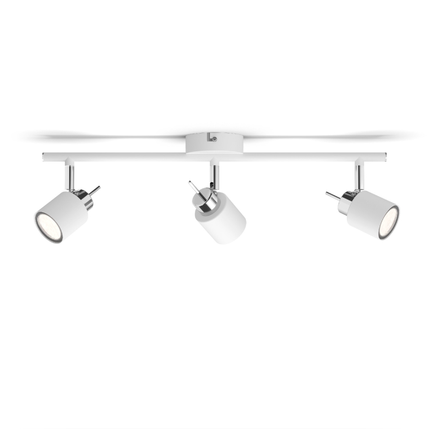 Philips - Спот 3xGU10/35W/230V бял