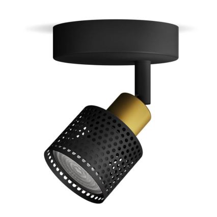 Philips - Спот NIALL 1xGU10/5W/230V черен/месинг