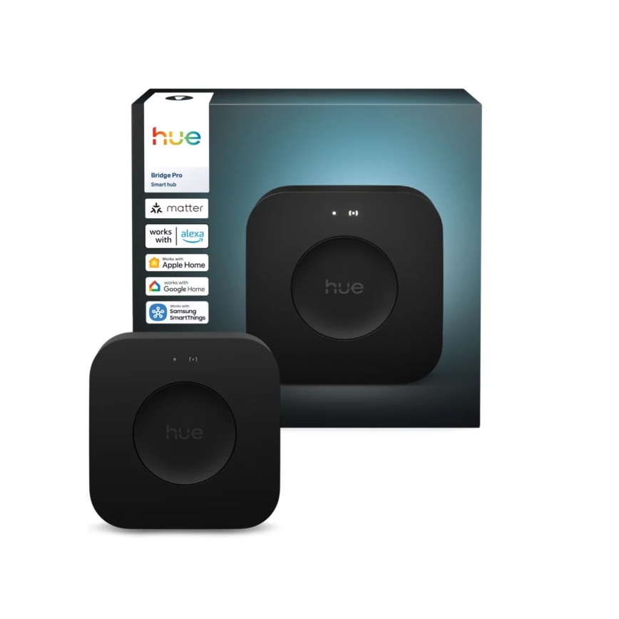 Philips - Свързващо устройство Hue BRIDGE PRO, черно