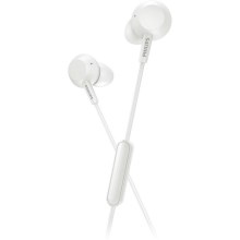 Philips TAE4105WT/00 - Bluetooth слушалки с микрофон JACK 3,5 мм бели