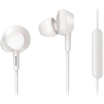 Philips TAE4105WT/00 - Earphones с микрофон JACK 3,5 mm бял