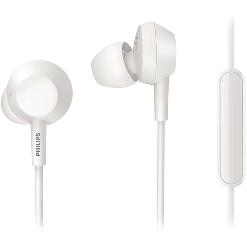 Philips TAE4105WT/00 - Earphones с микрофон JACK 3,5 mm бял