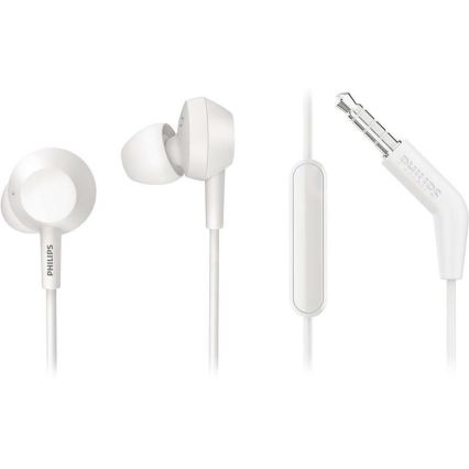 Philips TAE4105WT/00 - Earphones с микрофон JACK 3,5 mm бял