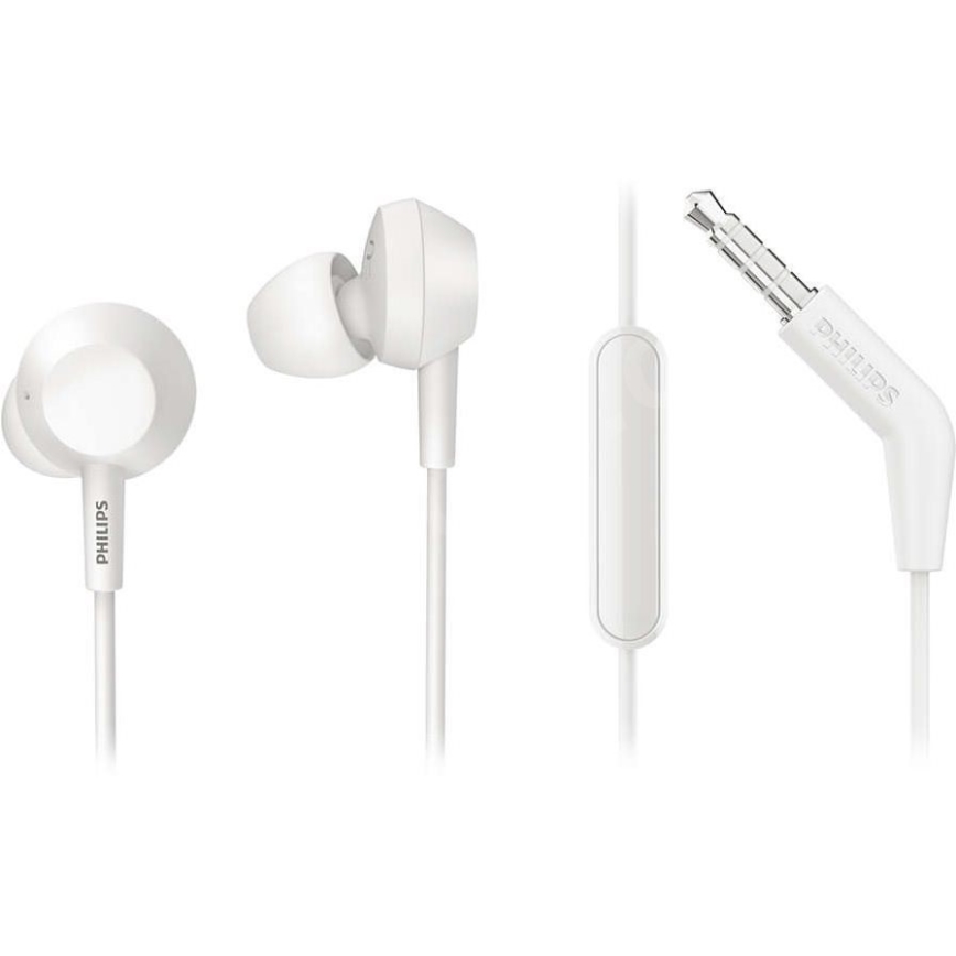Philips TAE4105WT/00 - Earphones с микрофон JACK 3,5 mm бял