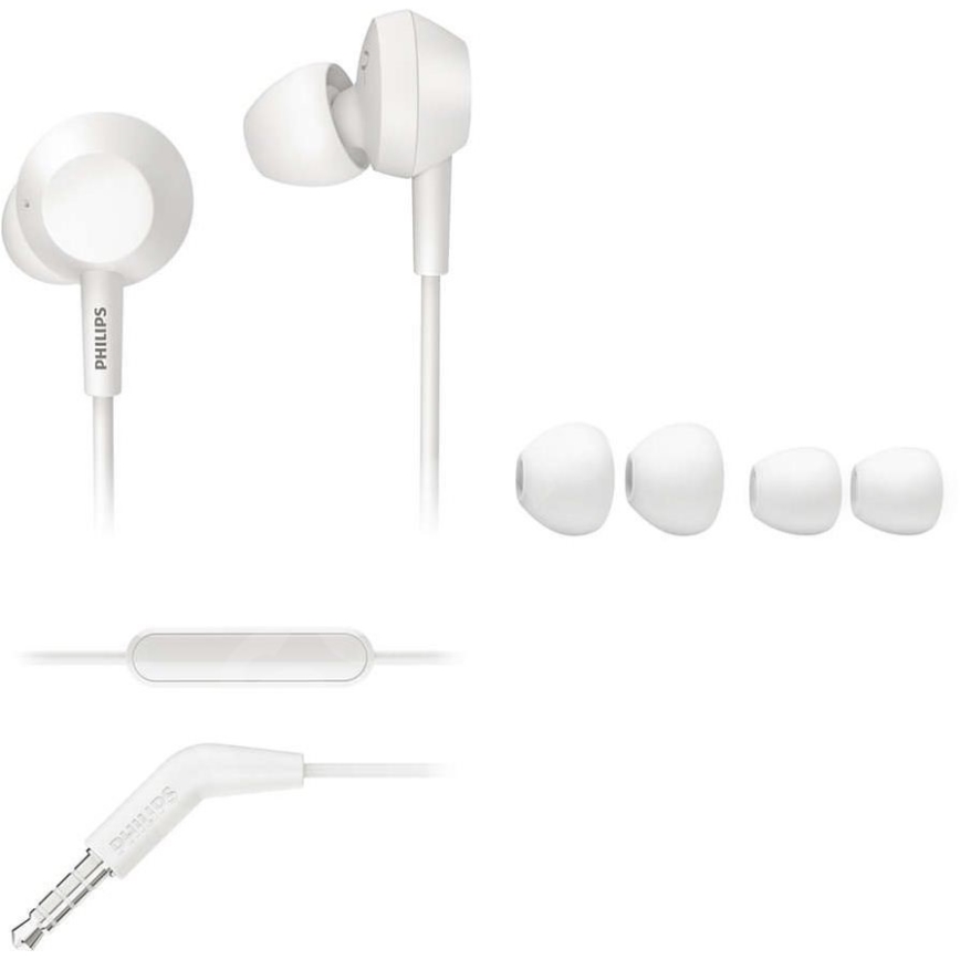 Philips TAE4105WT/00 - Earphones с микрофон JACK 3,5 mm бял
