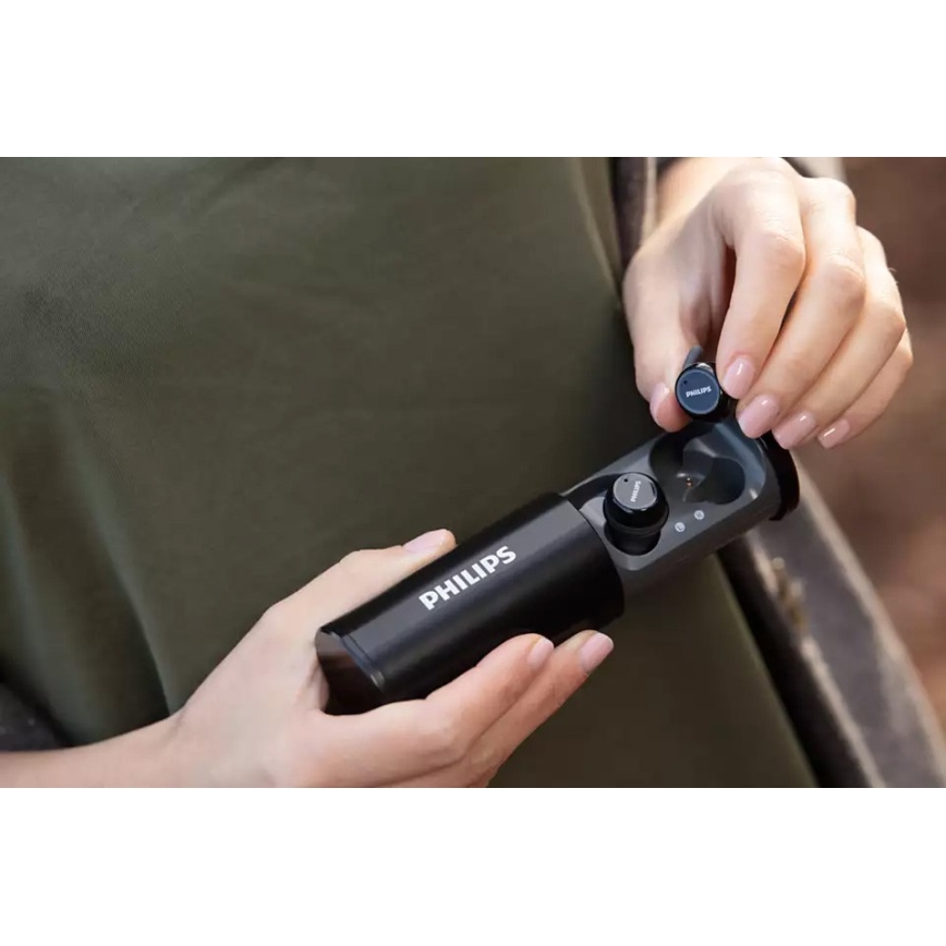 Philips TAST702BK/00 - Безжични слушалки TWS Bluetooth IPX5 черни