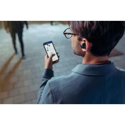 Philips TAT8505BK/00 - Безжични слушалки IPX4 2x 55 mAh + 560 mAh черни