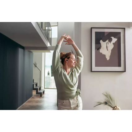 Philips TAT8505BK/00 - Безжични слушалки IPX4 2x 55 mAh + 560 mAh черни