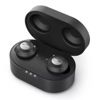 Philips TAT8505BK/00 - Безжични слушалки IPX4 2x 55 mAh + 560 mAh черни