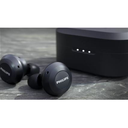 Philips TAT8505BK/00 - Безжични слушалки IPX4 2x 55 mAh + 560 mAh черен