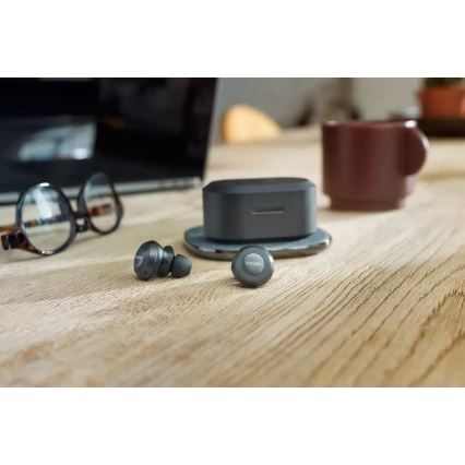Philips TAT8505BK/00 - Безжични слушалки IPX4 2x 55 mAh + 560 mAh черен