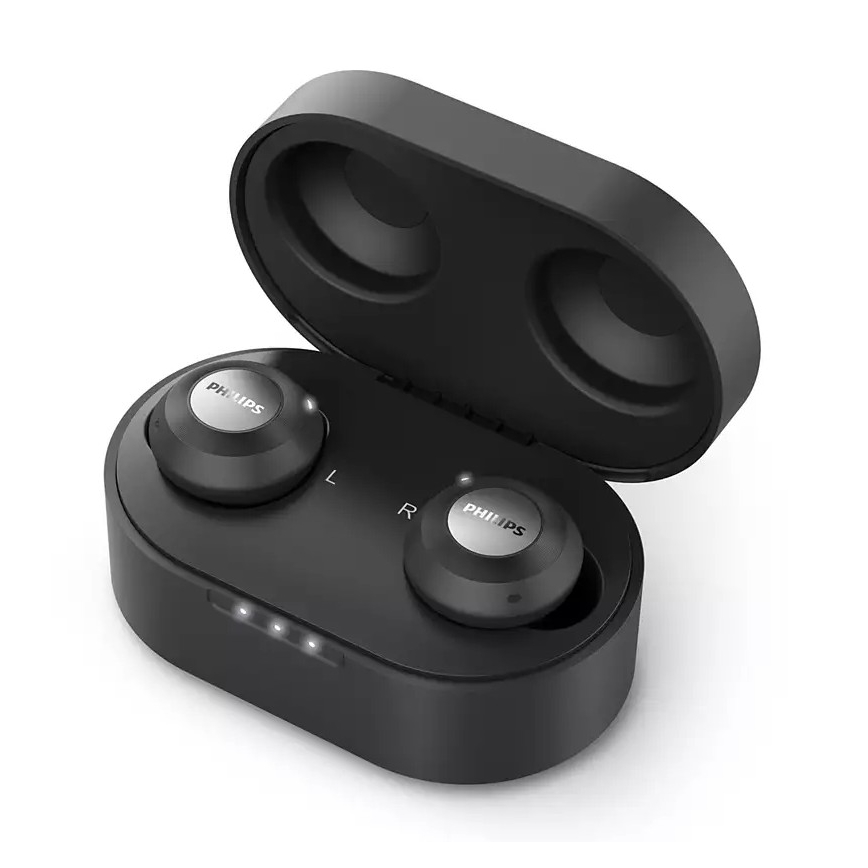 Philips TAT8505BK/00 - Безжични слушалки IPX4 2x 55 mAh + 560 mAh черен