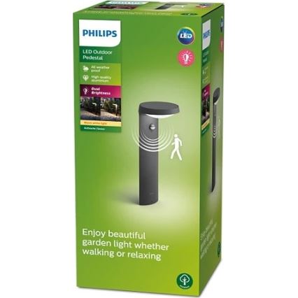 Philips - LED външна лампа със сензор LED/9W/230V 2700K IP44