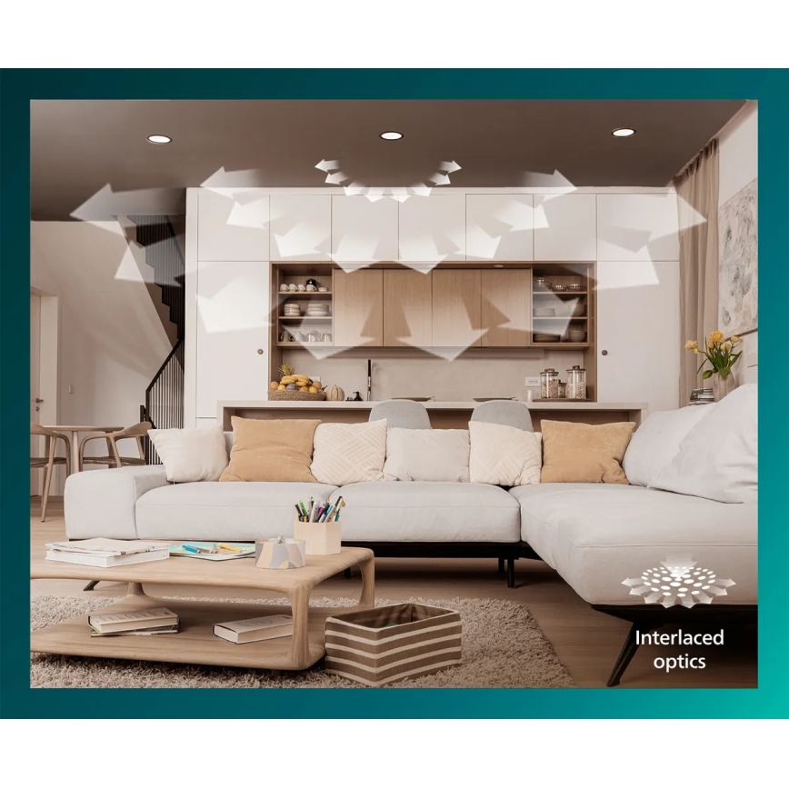 Philips - Вградено LED осветително тяло MESON LED/16,5W/230V 3000K