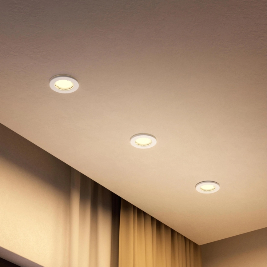 Philips - Вградено осветително тяло PERIDOT 1xGU10/7W/230V бяло
