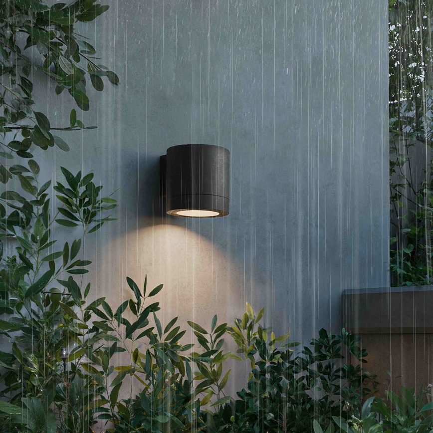 Philips - Външно стенно осветително тяло FYLX 1xGU10/5W/230V черно IP44