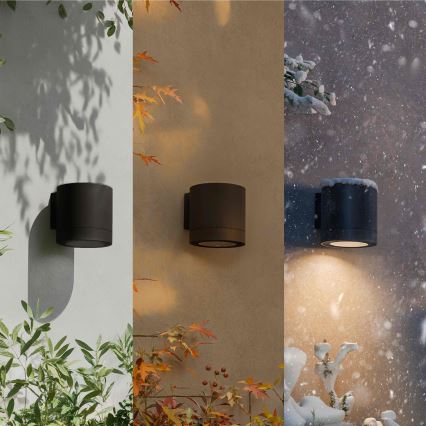 Philips - Външно стенно осветително тяло FYLX 1xGU10/5W/230V черно IP44