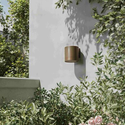 Philips - Външно стенно осветително тяло FYLX 1xGU10/5W/230V кафяво IP44