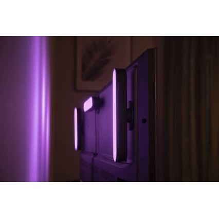 Philips - К-кт 2 бр. LED RGB Димируема настолна лампа Hue PLAY DUAL PACK White And Color Ambiance LED/6W/230V