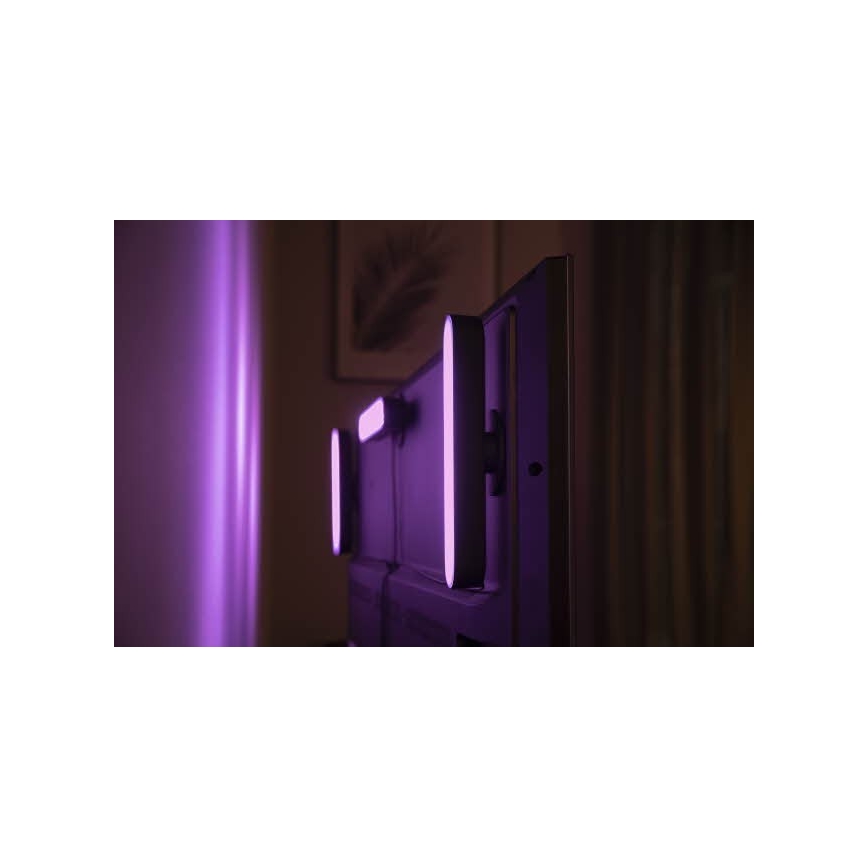 Philips - К-кт 2 бр. LED RGB Димируема настолна лампа Hue PLAY DUAL PACK White And Color Ambiance LED/6W/230V
