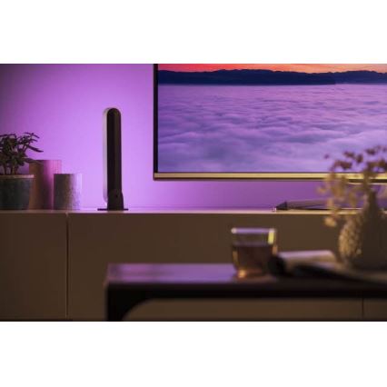 Philips – К-кт 2бр. LED RGB Димируема настолна лампа Hue PLAY DUAL PACK White And Colour Ambiance LED/6W/230V бяла