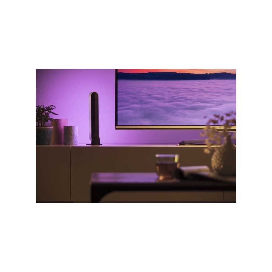 Philips – К-кт 2бр. LED RGB Димируема настолна лампа Hue PLAY DUAL PACK White And Colour Ambiance LED/6W/230V бяла