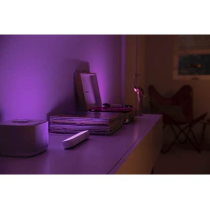 Philips – К-кт 2бр. LED RGB Димируема настолна лампа Hue PLAY DUAL PACK White And Colour Ambiance LED/6W/230V бяла