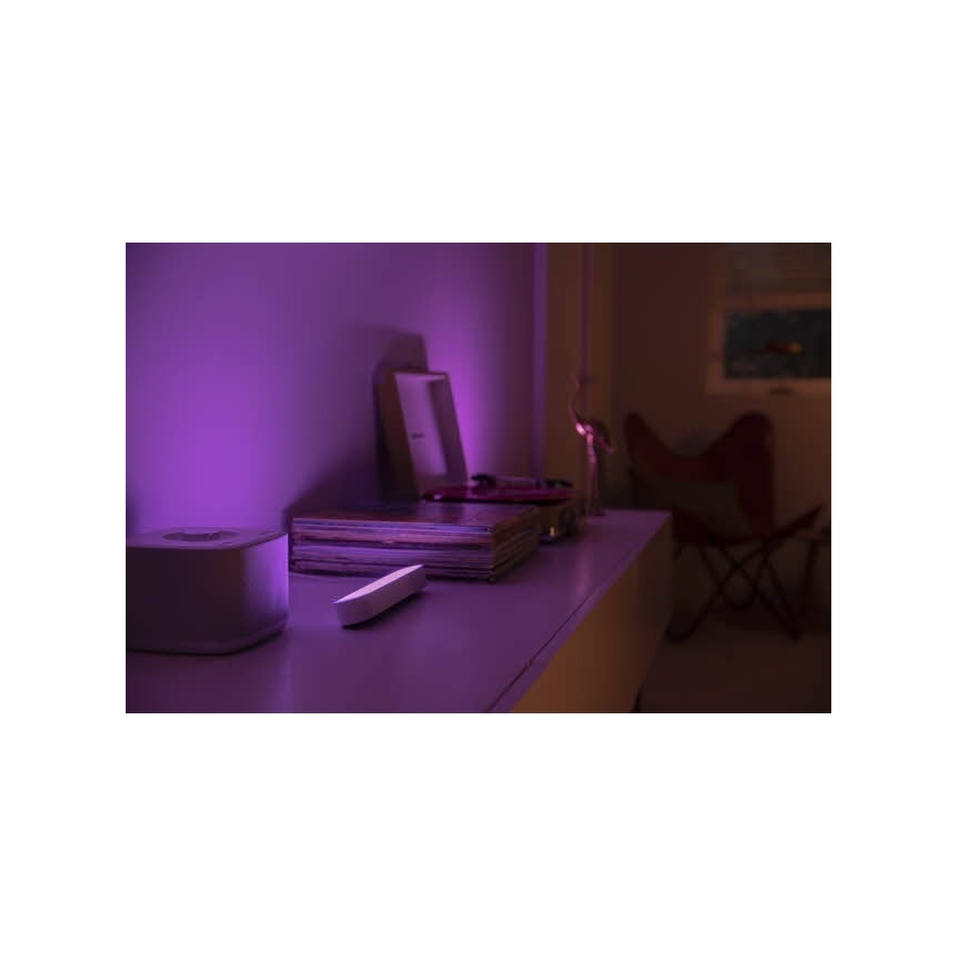 Philips – К-кт 2бр. LED RGB Димируема настолна лампа Hue PLAY DUAL PACK White And Colour Ambiance LED/6W/230V бяла