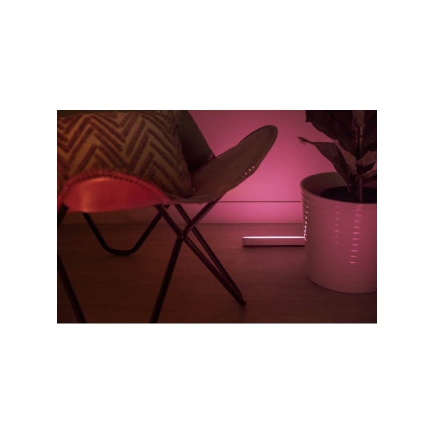 Philips – К-кт 2бр. LED RGB Димируема настолна лампа Hue PLAY DUAL PACK White And Colour Ambiance LED/6W/230V бяла