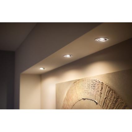 Philips - К-кт 3 бр. LED димируеми лунички Hue MILLISKIN 1xGU10/5,7W/230V 2200-6500K