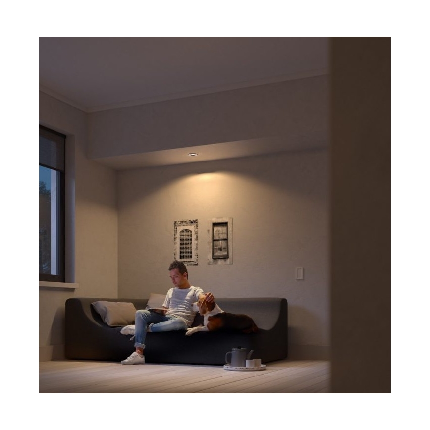 Philips - К-кт 3 бр. LED димируеми лунички Hue MILLISKIN 1xGU10/5,7W/230V 2200-6500K