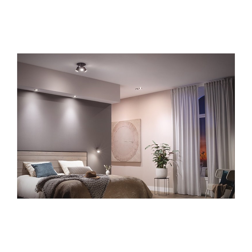 Philips - К-кт 3 бр. LED RGB димируеми лунички Hue CENTURA 1xGU10/5,7W/230V 2000-6500K