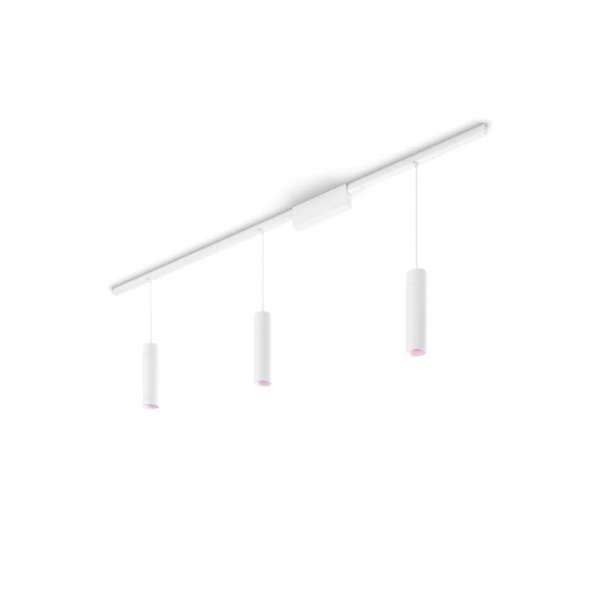 Philips - К-кт 3 бр. LED RGB димируеми пендели за релсова система Hue PERIFO LED RGB/15,6W/230V 2000-6500K