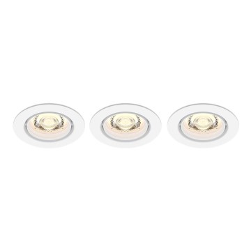 Philips - К-кт 3бр.LED димируеми лунички IMPALA Warm Glow LED/6W/230V