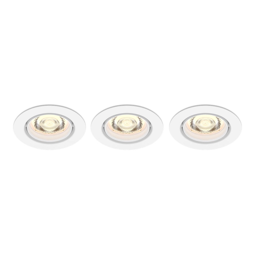 Philips - К-кт 3бр.LED димируеми лунички IMPALA Warm Glow LED/6W/230V