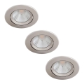 Philips - К-кт 3бр. LED Димируеми лунички LED/5,5W/230V 2700K