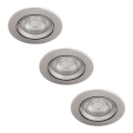 Philips - К-кт 3бр. LED димируеми лунички LED/5W/230V 2700K