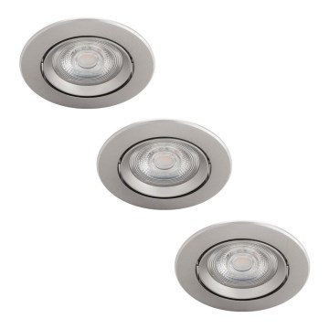 Philips - К-кт 3бр. LED димируеми лунички LED/5W/230V 2700K