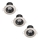 Philips - К-кт 3бр. LED димируеми лунички за баня ABROSA LED/9W/230V IP44