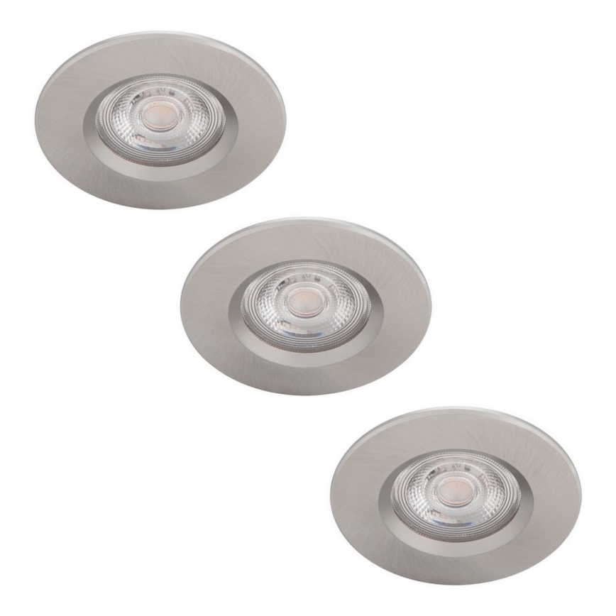 Philips - К-кт 3бр. LED димируеми лунички за баня LED/5W/230V 2700K IP65