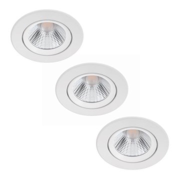 Philips - К-кт 3бр. LED димируеми лунички за вграждане LED/5W/230V 2700K