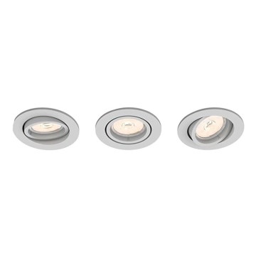 Philips - К-кт 3бр. LED лунички 1xGU10/4,6W/230V