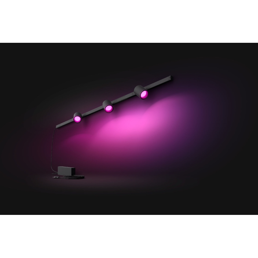 Philips - К-кт 3бр. LED RGB димируеми лампи за релсова система Hue PERIFO LED RGB/15,6W/230V 2000-6500K