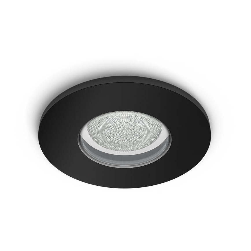 Philips -К-кт 3бр. LED RGBW димируеми лунички за баня Hue XAMENTO 1xGU10/5,7W/230V 2200-6500K IP44