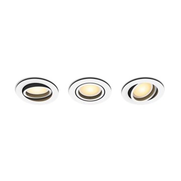 Philips - К-кт 3x LED Димируема лампа за вграждане Hue MILLISKIN 1xGU10/4,2W/230 2200-6500K