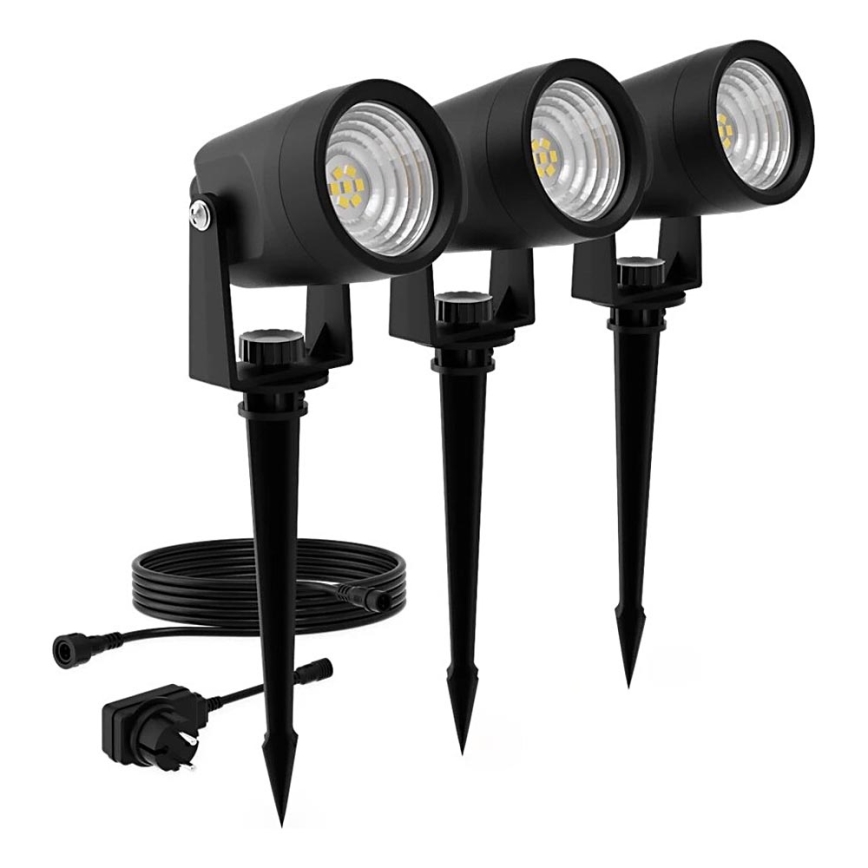 Philips - К-кт 3x LED Екстериорна лампа GARDENLINK REUEL LED/1,5W/230V 2700K IP44