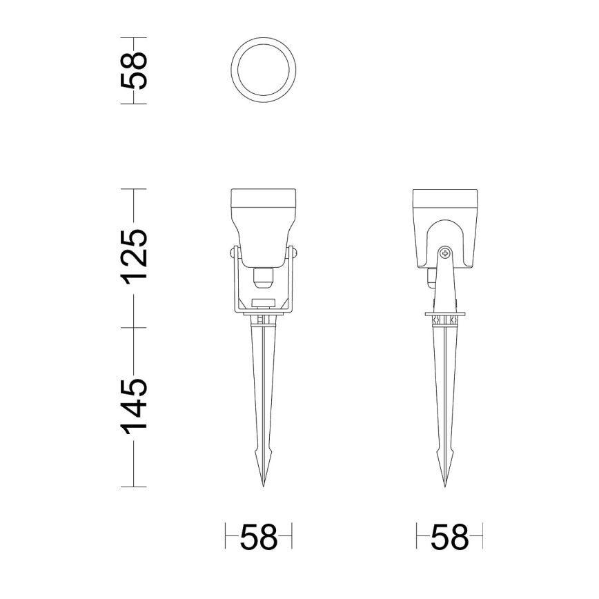 Philips - К-кт 3x LED Екстериорна лампа GARDENLINK REUEL LED/1,5W/230V 2700K IP44