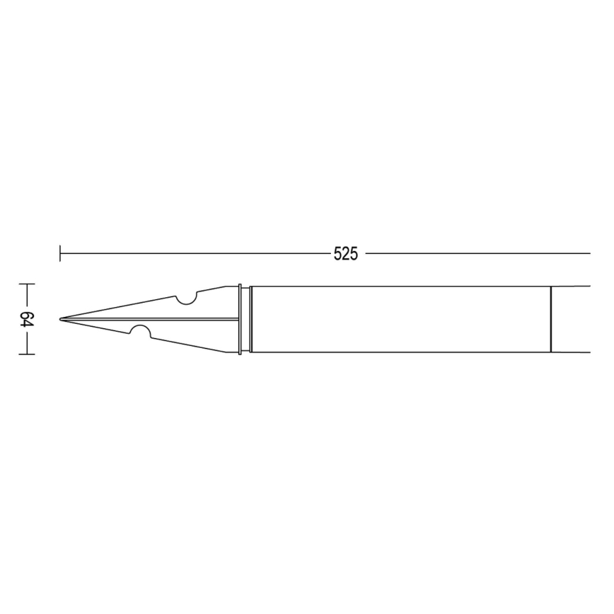 Philips - К-кт 3x LED Екстериорна лампа PUREX LED/1,5W/24/230V IP44