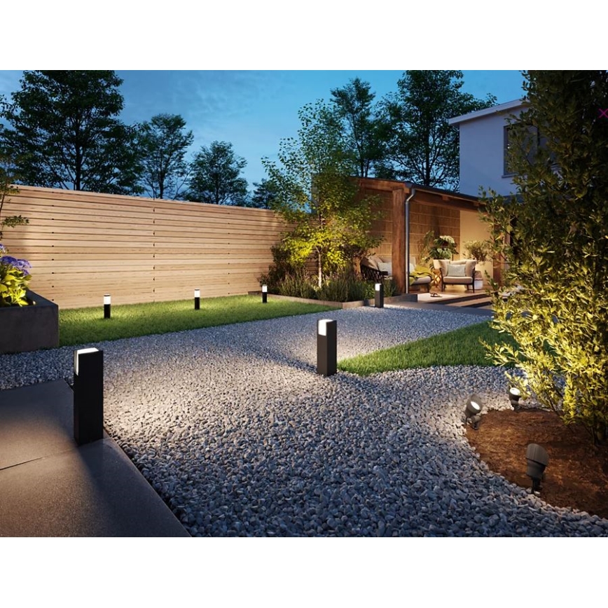 Philips - К-кт 3x LED Екстериорна лампа GARDENLINK LED/24W/230V 2700K IP44